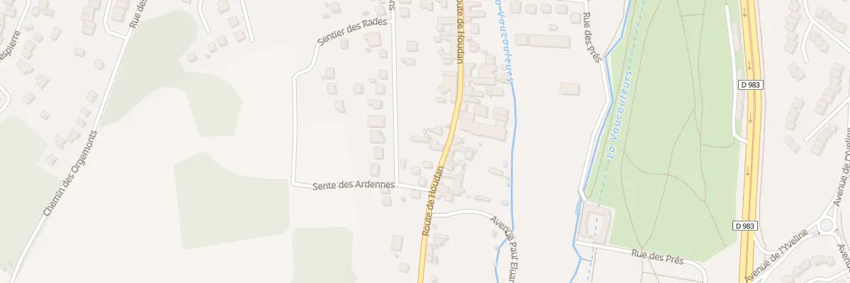 Plan du 176 Rte de Houdan à Mantes-la-Ville
