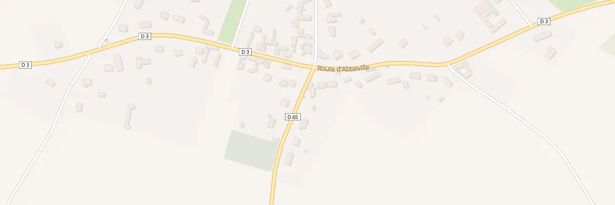 Plan du 1 Rte de Quesnoy à Saigneville