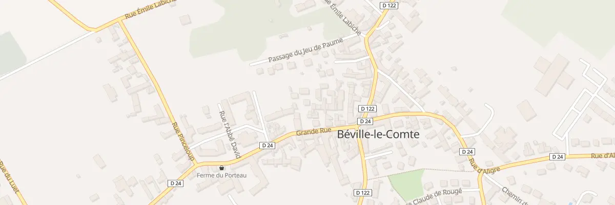 Plan du 17 Grande Rue à Béville-le-Comte