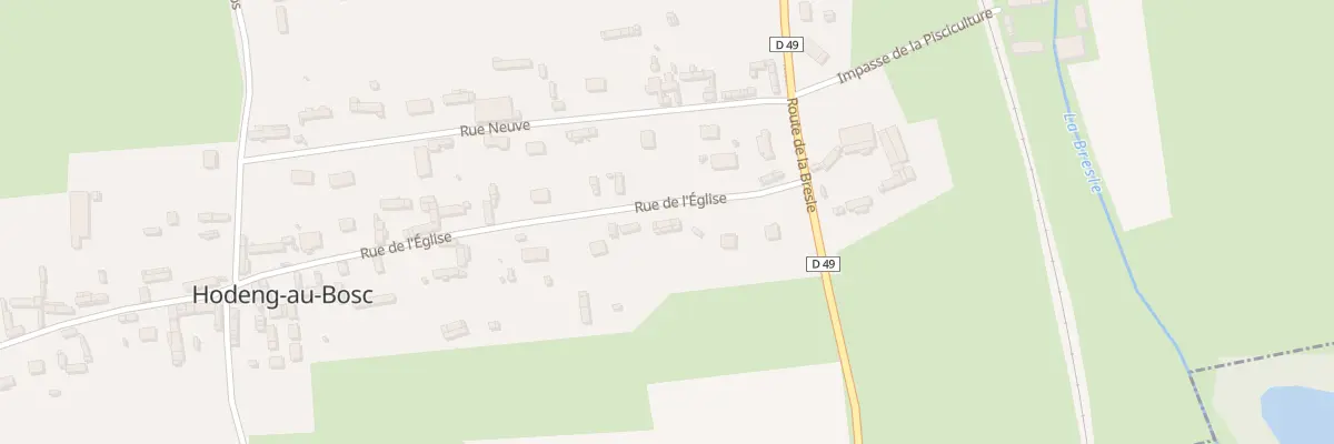 Plan du 1 Rue de l’Eglise à Hodeng-au-Bosc