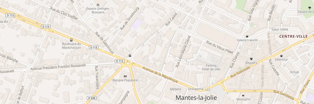 Plan du 26 Rue Saint Roch à Mantes-la-Jolie