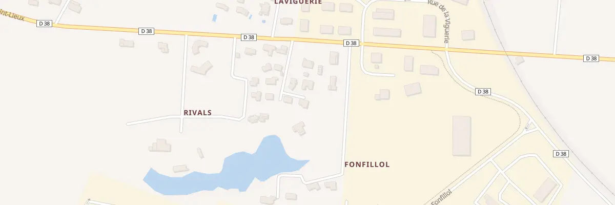 Plan du 2054 Rte de St Lieux à Saint-Sulpice-la-Pointe