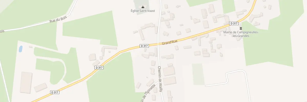 Plan du 49 Grand Rue à Campigneulles-les-Grandes