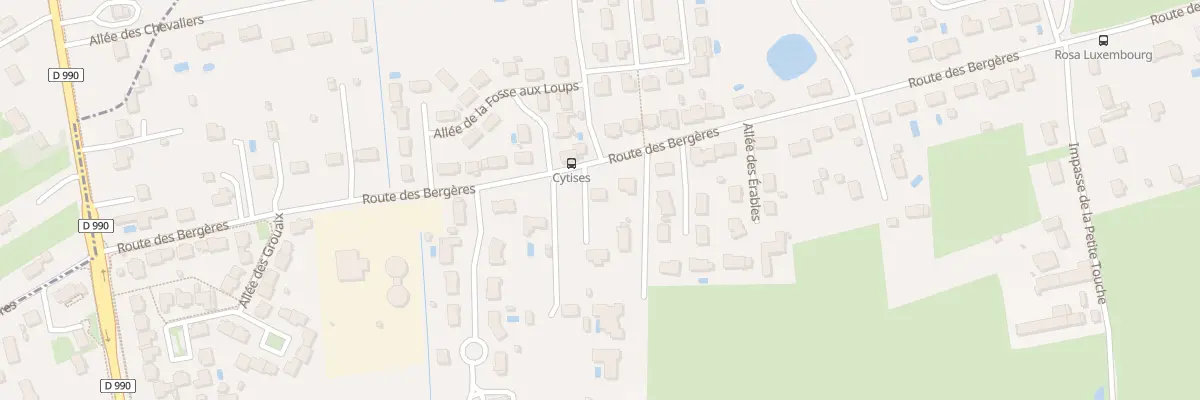 Plan du 5974 Rte des Bergeres au Poinçonnet