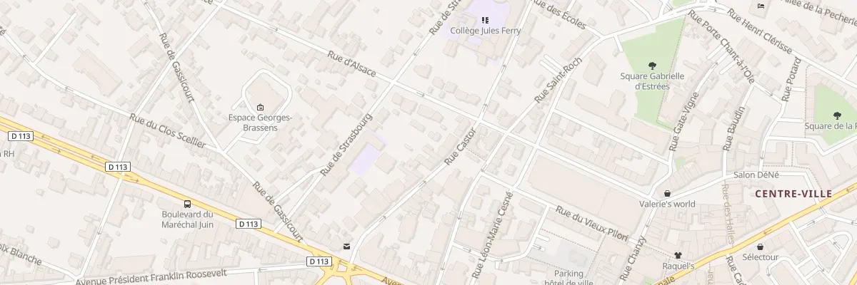 Plan du 58 Rue Castor à Mantes-la-Jolie