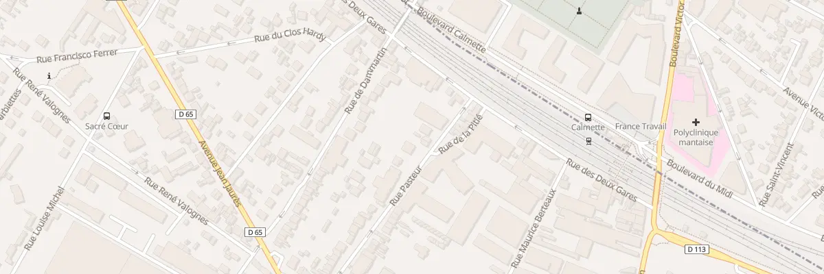Plan du 6B Rue Pasteur à Mantes-la-Ville