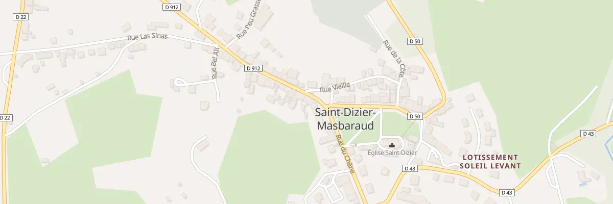 Plan du 5 Rue du Relais à Saint-Dizier-Masbaraud
