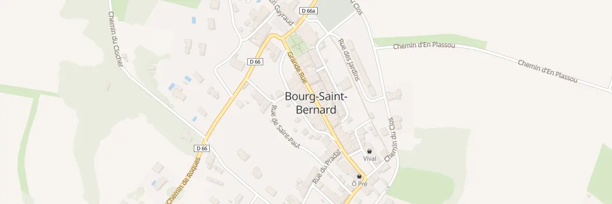 Plan du 11 Grande Rue à Bourg-Saint-Bernard