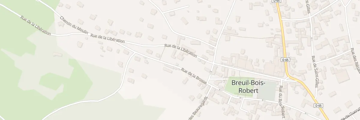 Plan du 12 Rue de la Brosse à Breuil-Bois-Robert