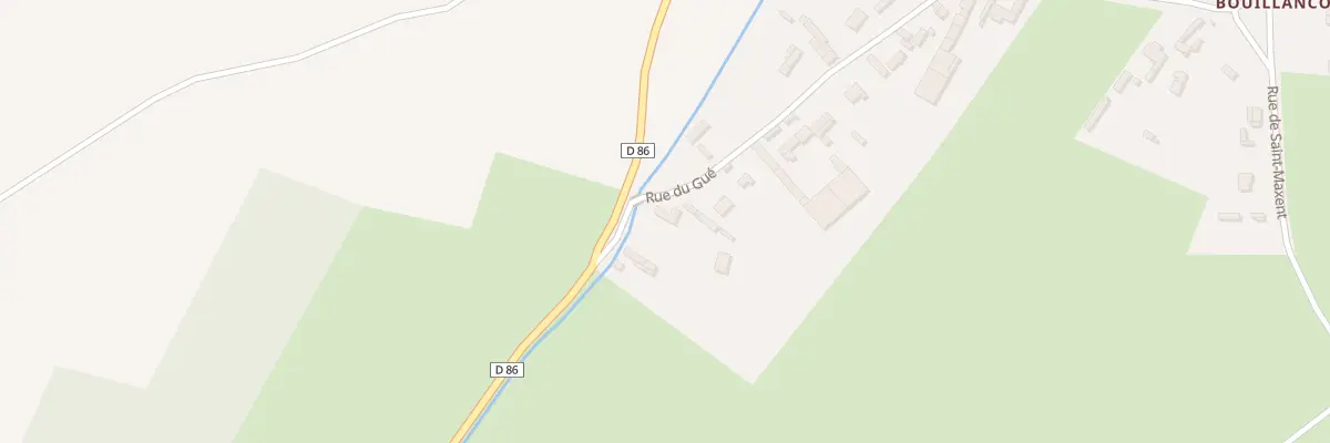 Plan du 35B Rue du Gue Bouillancourt à Moyenneville