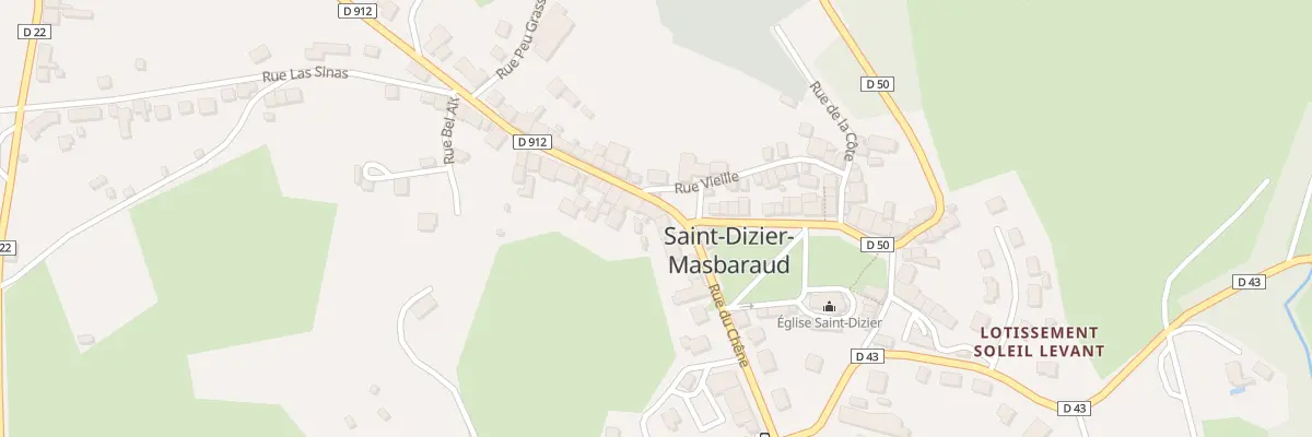 Plan du 3 Rue du Relais à Saint-Dizier-Masbaraud