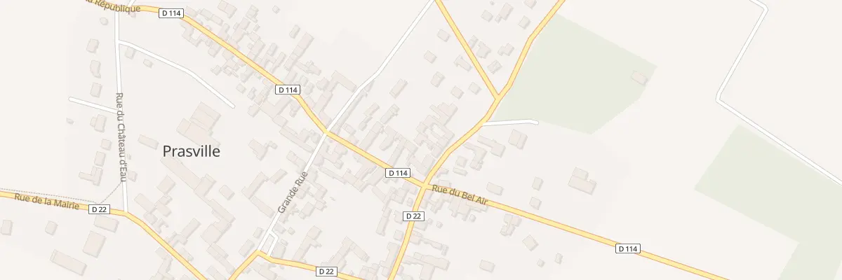 Plan du 16 Rue de la Résistance à Prasville