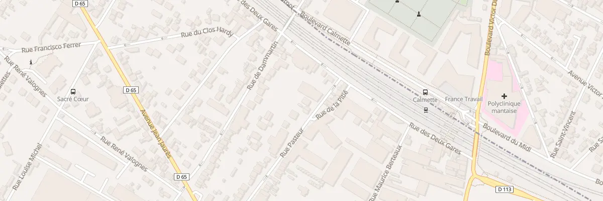 Plan du 4B Rue Pasteur à Mantes-la-Ville