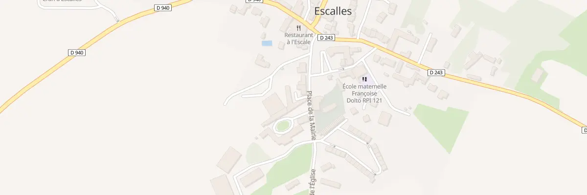 Plan du 5 Pl de la Mairie à Escalles