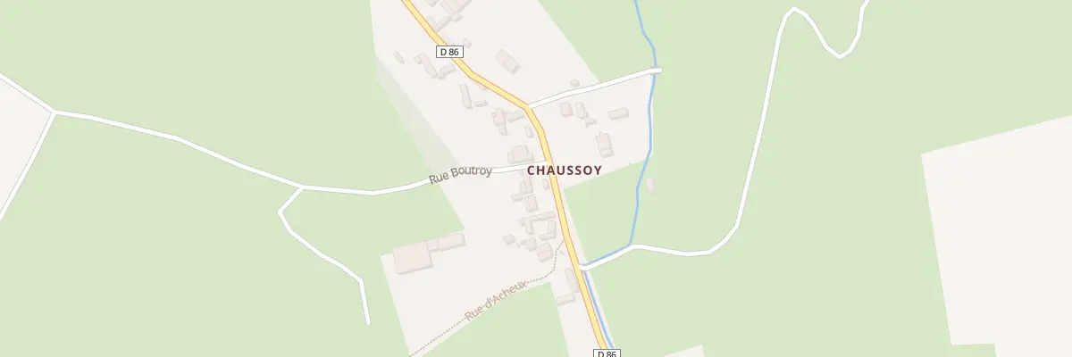 Plan du 7 Rue du Chaussoy à Tœufles