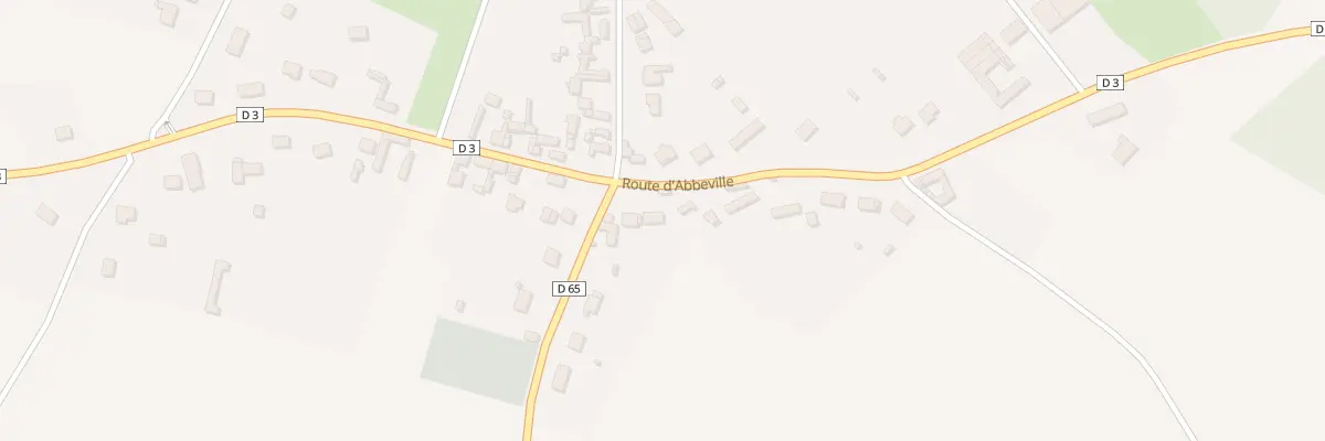 Plan du 4 Rte d’Abbeville à Saigneville
