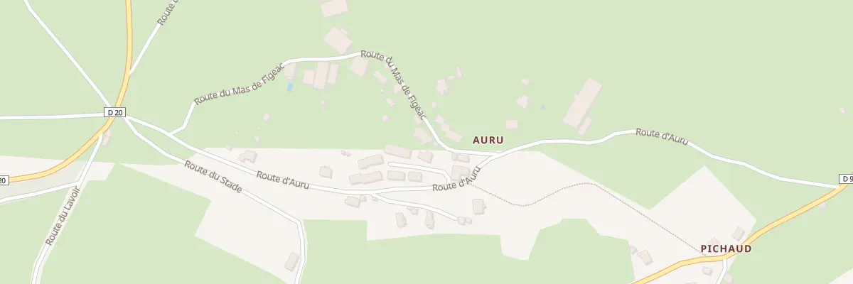 Plan du 5345F Auru à Miers
