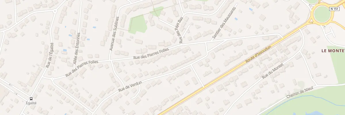 Plan du 46 Rue des Pierres Folles à Déols