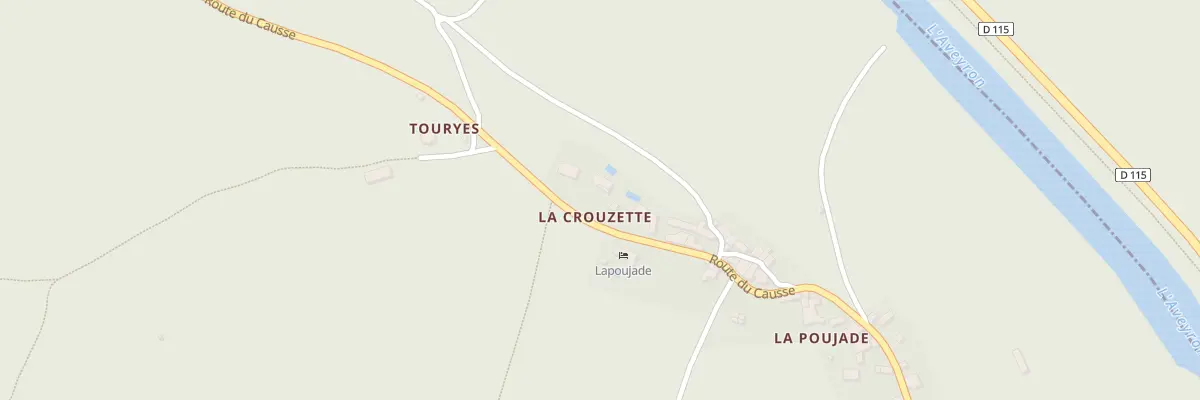 Plan du 5115A Touryes à Cazals