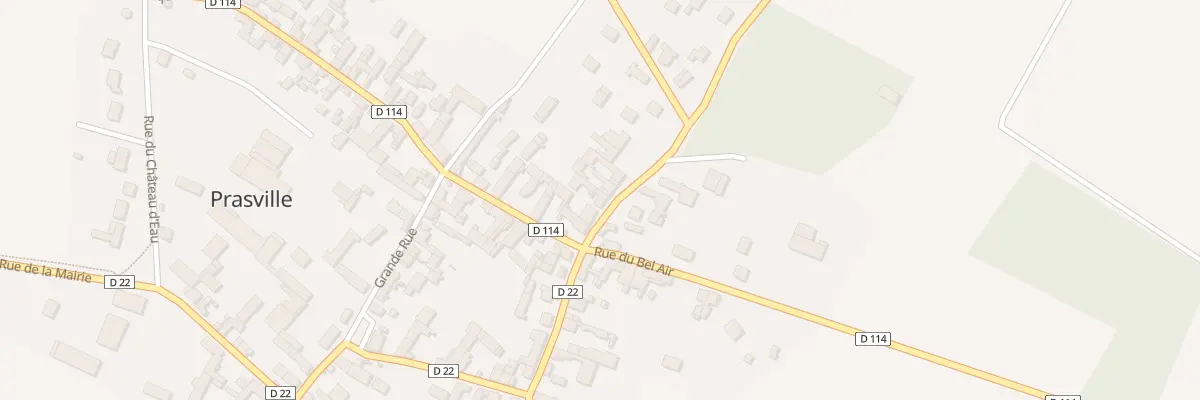Plan du 14 Rue de la Résistance à Prasville