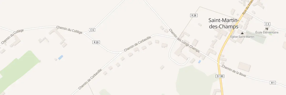 Plan du 9 Che de Corbeville à Saint-Martin-des-Champs