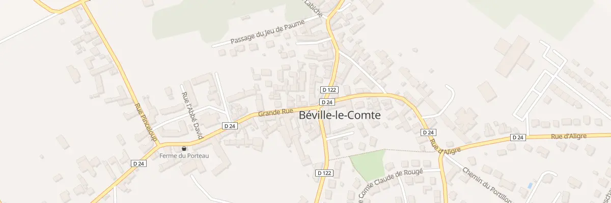 Plan du 31 Grande Rue à Béville-le-Comte