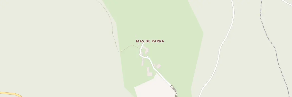 Plan du 5042 Mas de Parra à Crégols