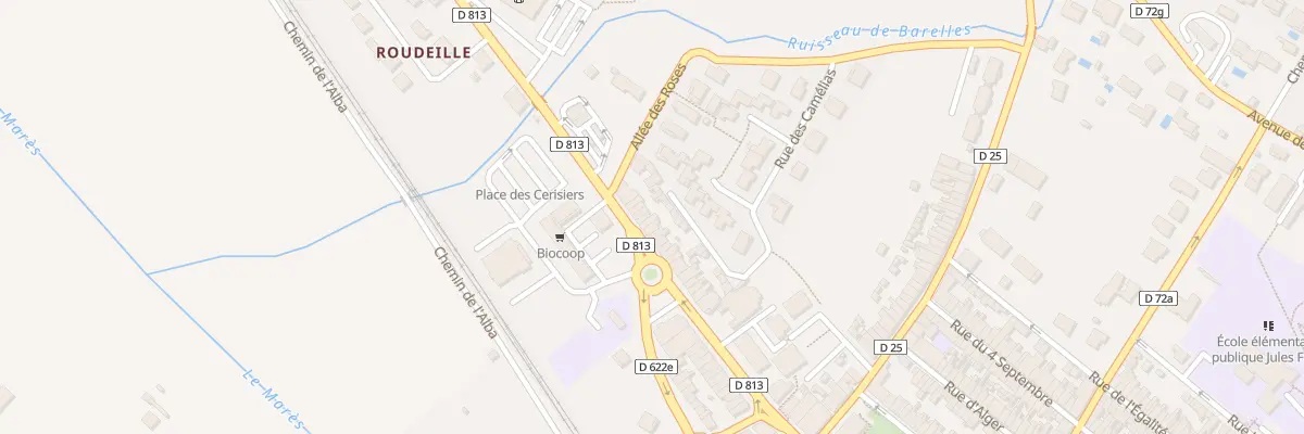 Plan du 160 Rue de la République à Villefranche-de-Lauragais