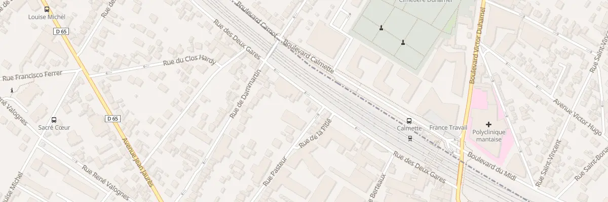 Plan du 21B Rue des Deux Gares à Mantes-la-Ville