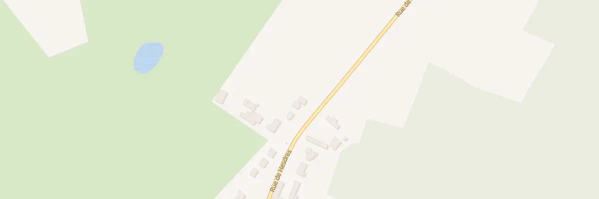 Plan du 1392 Rue de Hesdres à Wierre-Effroy