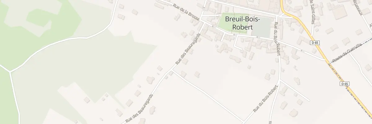 Plan du 7 Rue des Beauregards à Breuil-Bois-Robert