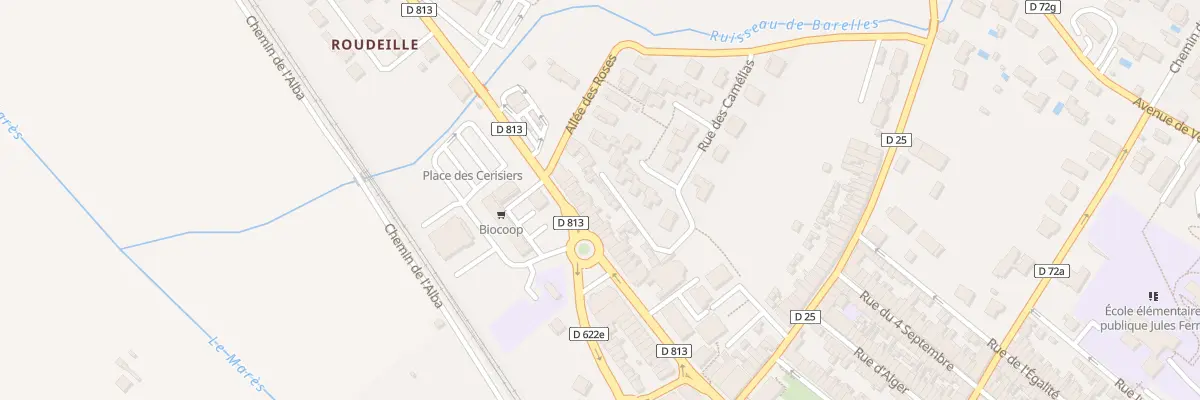Plan du 156 Rue de la République à Villefranche-de-Lauragais