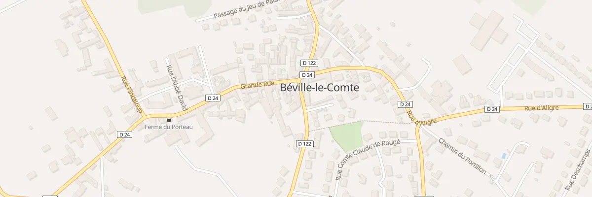 Plan du 4 Rue Jean Moulin à Béville-le-Comte