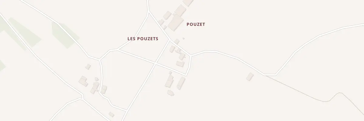 Plan du 5453 Pouzet à Cluis