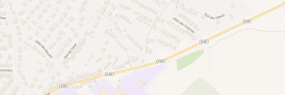 Plan du 2 Rue Hetres à Marquise