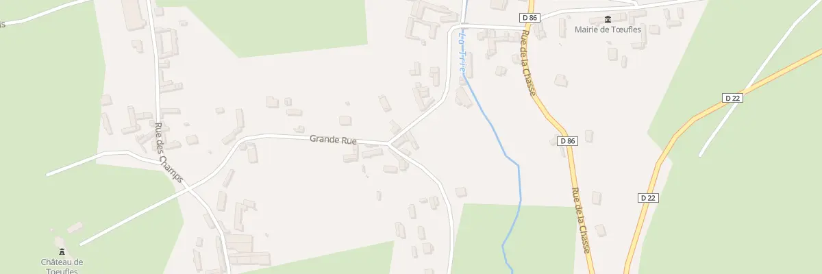 Plan du 1 Grande Rue à Tœufles