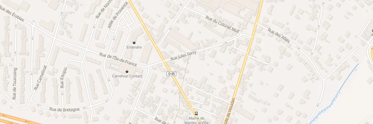 Plan du 29 Rue Jules Ferry à Mantes-la-Ville