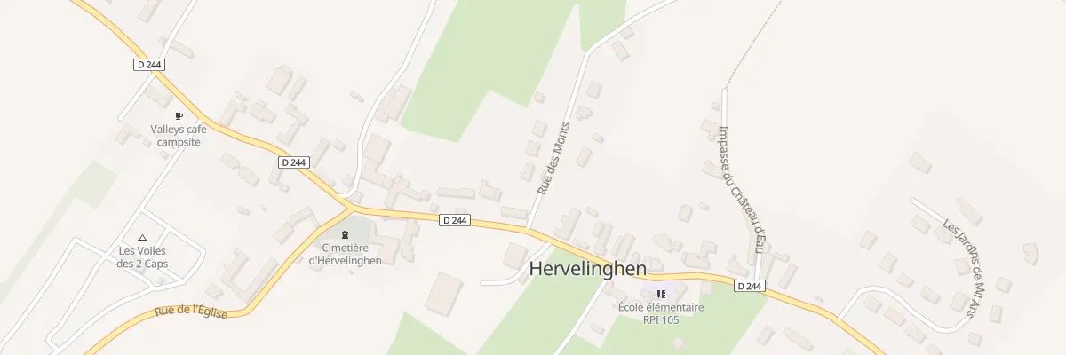 Plan du 37 Rue des Monts à Hervelinghen