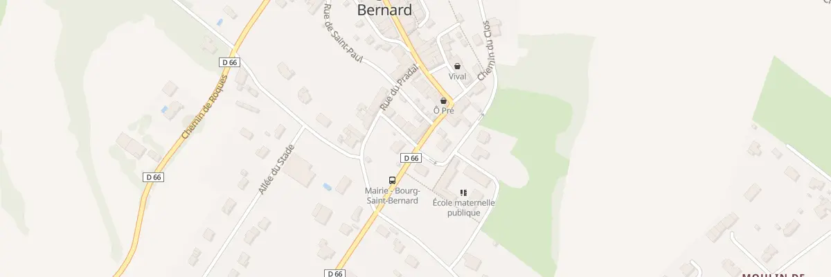Plan du 53 Rue Grande Rue à Bourg-Saint-Bernard