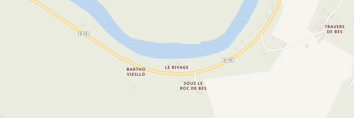 Plan du 5497 Le Rivage à Penne