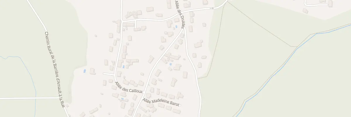 Plan du 1 All des Pervenches au Poinçonnet