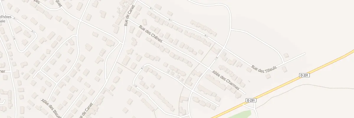 Plan du 16 Rue des Chênes à Marquise