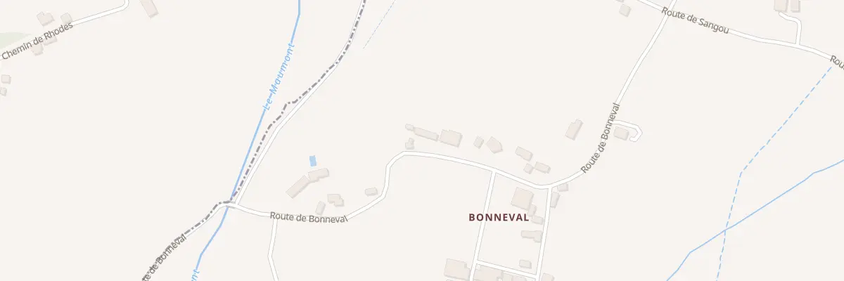 Plan du 5092 Bonneval à La Chapelle-aux-Saints