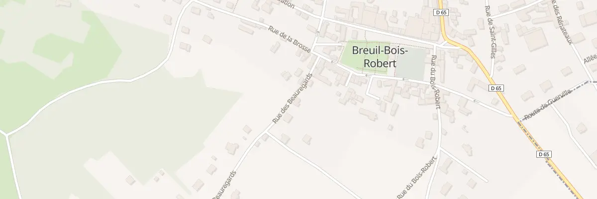 Plan du 5 Rue des Beauregards à Breuil-Bois-Robert