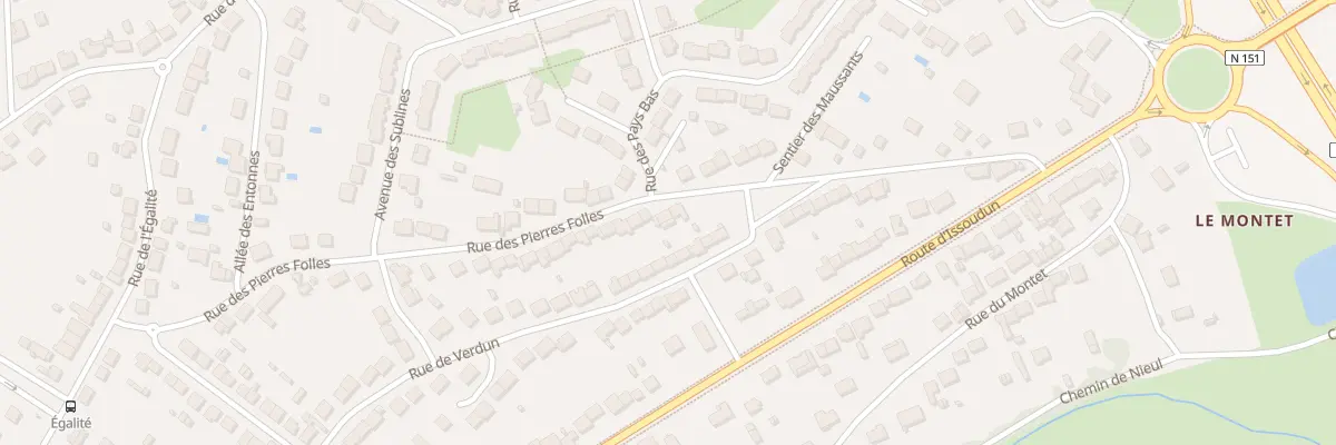 Plan du 54 Rue des Pierres Folles à Déols