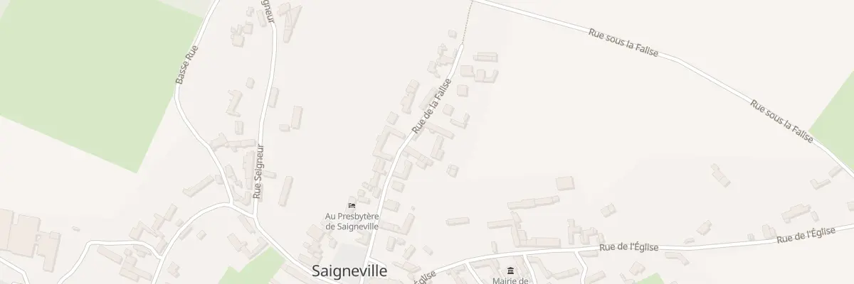 Plan du 10 Rue de la Falise à Saigneville