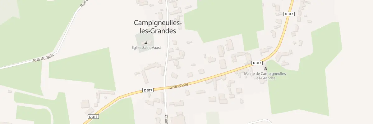 Plan du 2 Rue de l’Eglise à Campigneulles-les-Grandes