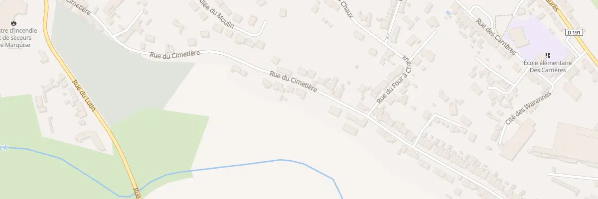 Plan du 26 Rue du Cimetière à Marquise