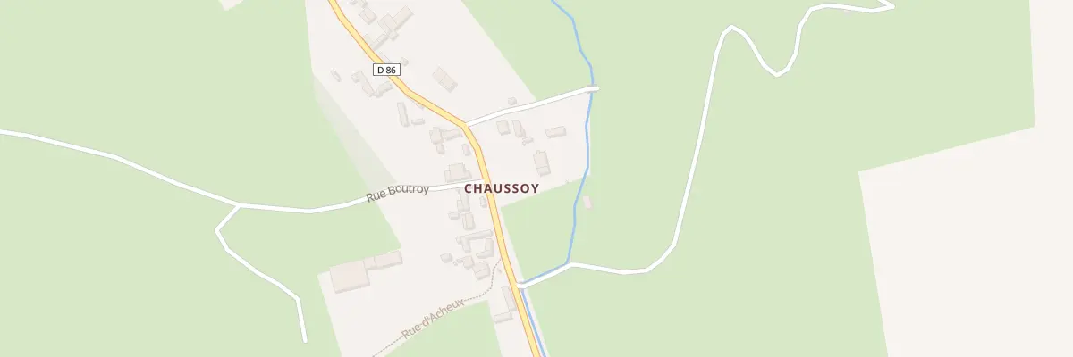 Plan du 4 Rue du Chaussoy à Tœufles
