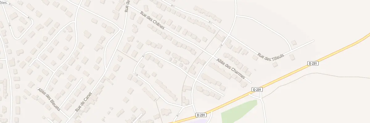 Plan du 43 Rue Hetres à Marquise